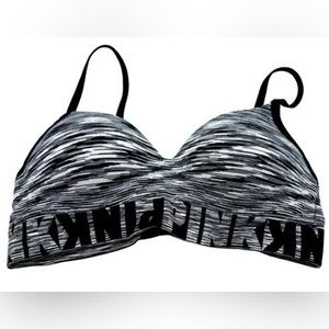 Victoria Secret Gray & Black Bralette Size Small NWT